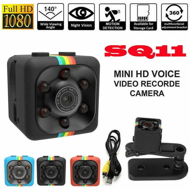 SQ23 Portable WiFi Mini Camera Full HD 1080P Small Digital Video Camcorder  Motion Recorder Camcorder Night Vision 155° Super Wide Angle Lens with