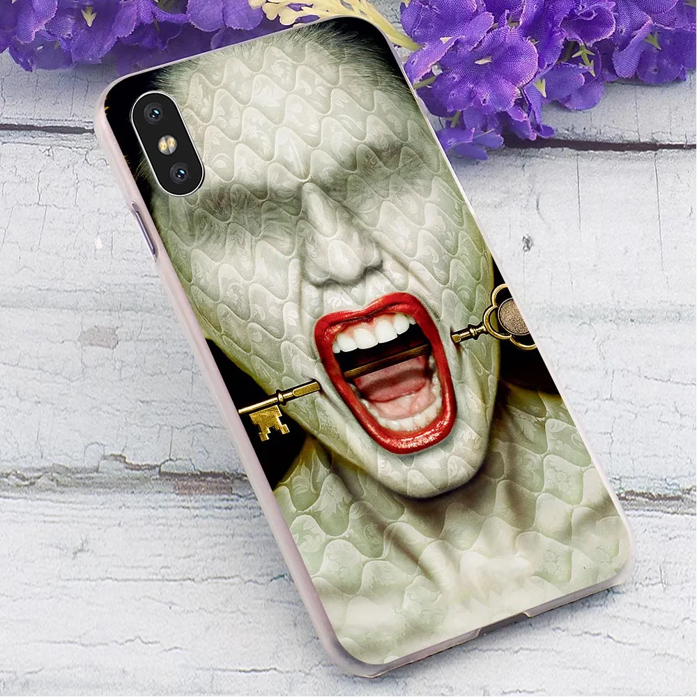 ТВ American Horror Story чехол для телефона чехол для iPhone 5S 5 SE 6 6S Plus/6 Plus/6 S Plus 7 8/7 8 плюс X XS XR Xs Max жесткий чехол с принтом