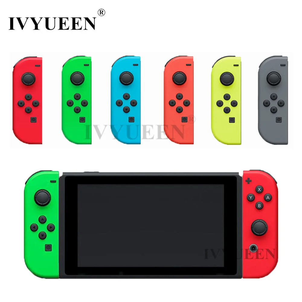 

IVYUEEN Green Red for Nintend Switch Joy-Con Replacement Shell for NS JoyCons Controller Housing Cover for Joy Cons Repair Part