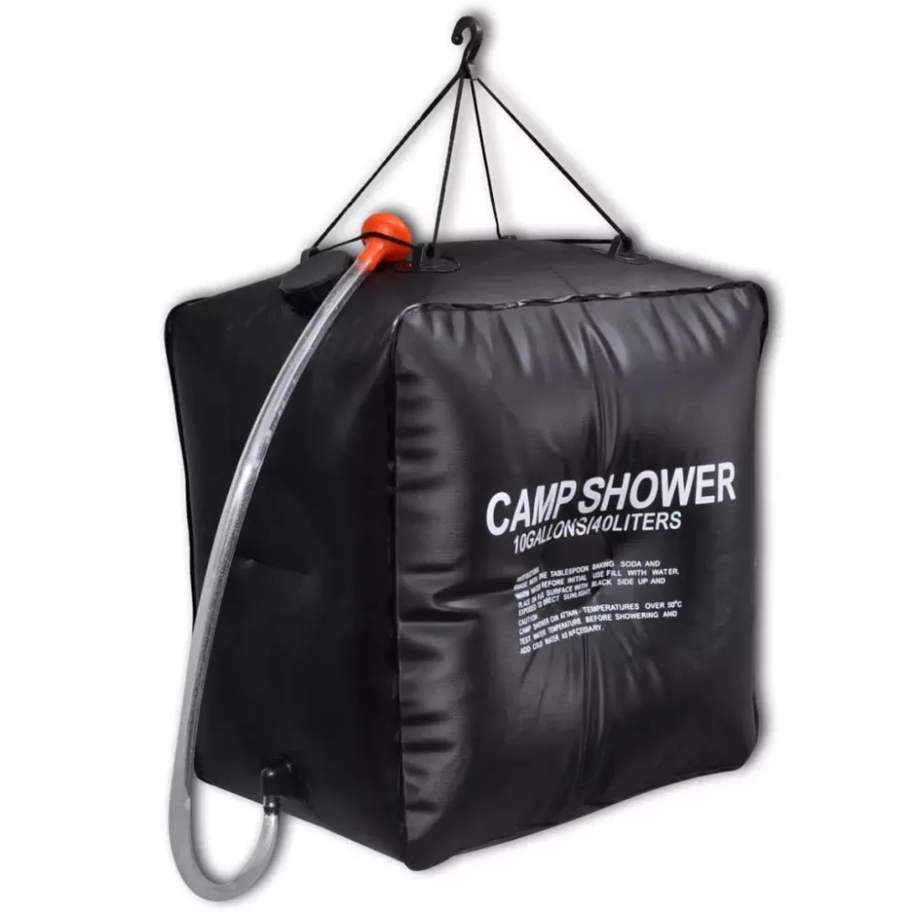 

10 Gal Lqd Solar Heating Hiking Camping Camp Shower Bag Case Outdoor Washing USA Free Shipping