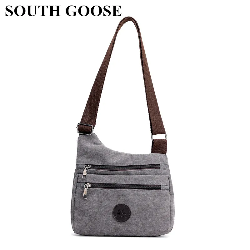 Брендовые женские холщовые сумки SOUTH GOOSE высококачественные портативные на плечо