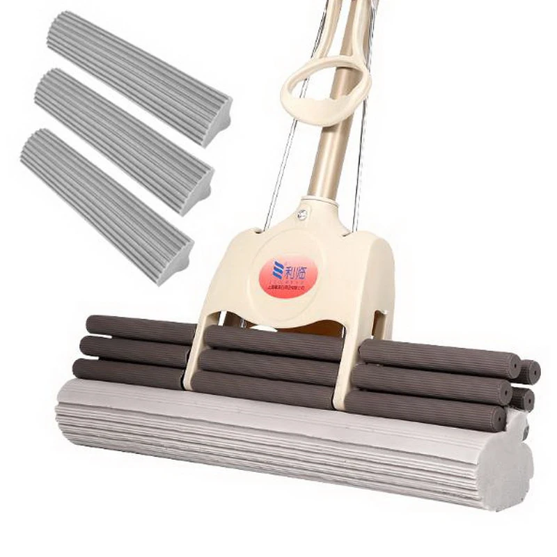 140215/Squeeze household glue cotton mops/Buffer sponge handle