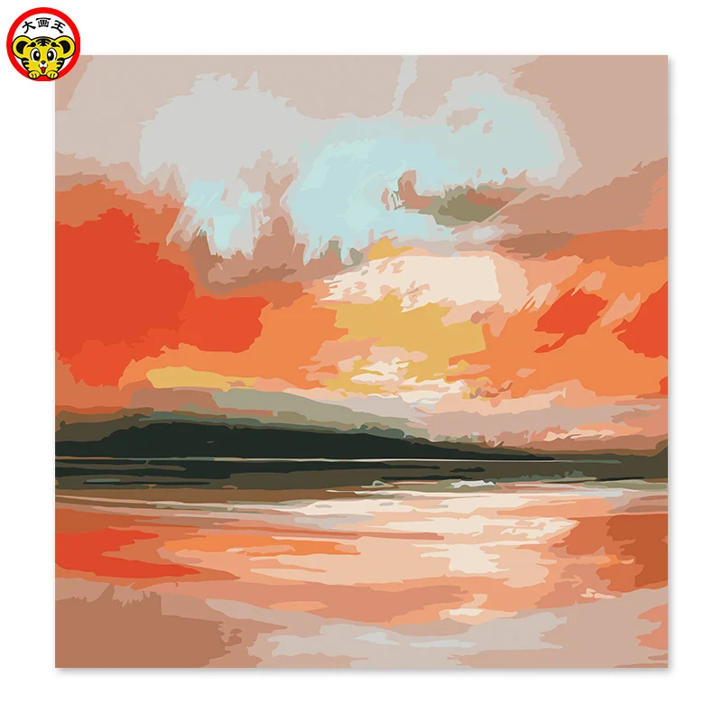 

painting by numbers art paint by number Famous Abstract sky Digital Draw on the canvas, digital DIY painting, decorating home