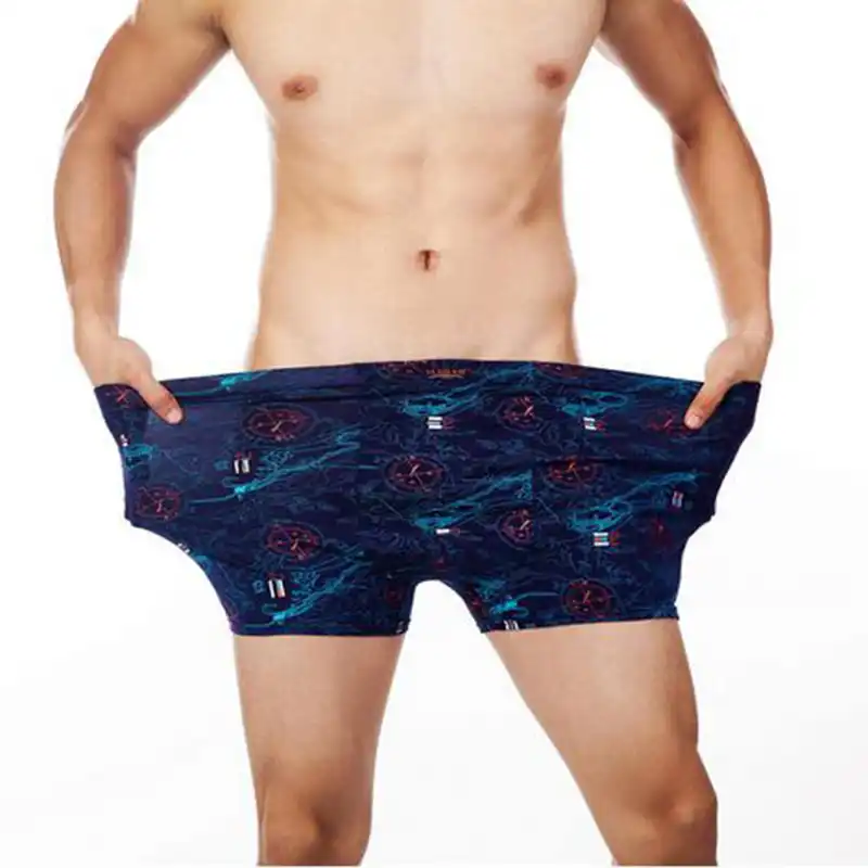 下着メンズボクサーショーツ竹繊維プリント綿メンズ下着男性下着モデルパンツプラスサイズ 4xl 5xl 6xl 下着男性ボクサー メンズボクサーショーツunderpants Plus Size Aliexpress