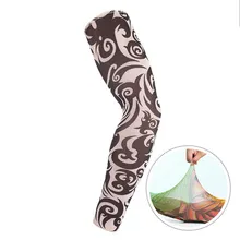 Индивидуальные татуировки рукава Панк Хип Хоп Vlog шоу аксессуары для мужчин и женщин УФ проэкция рукав на открытом воздухе 1 шт