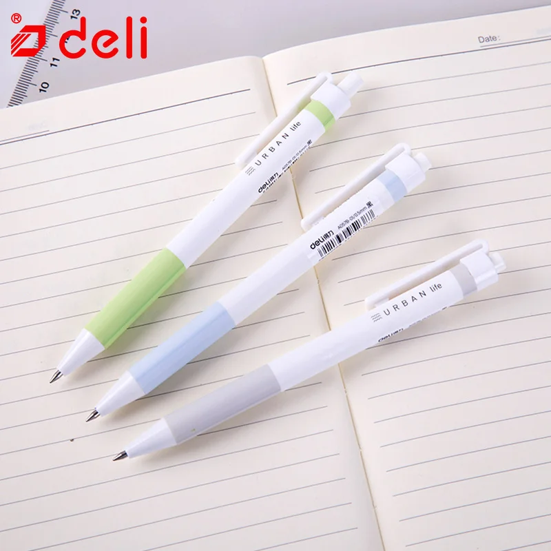 

Deli 12pcs gel pen 0.5mm smooth writing gel-ink pen cute Kawaii black ink pens for student stationery school & office supplies