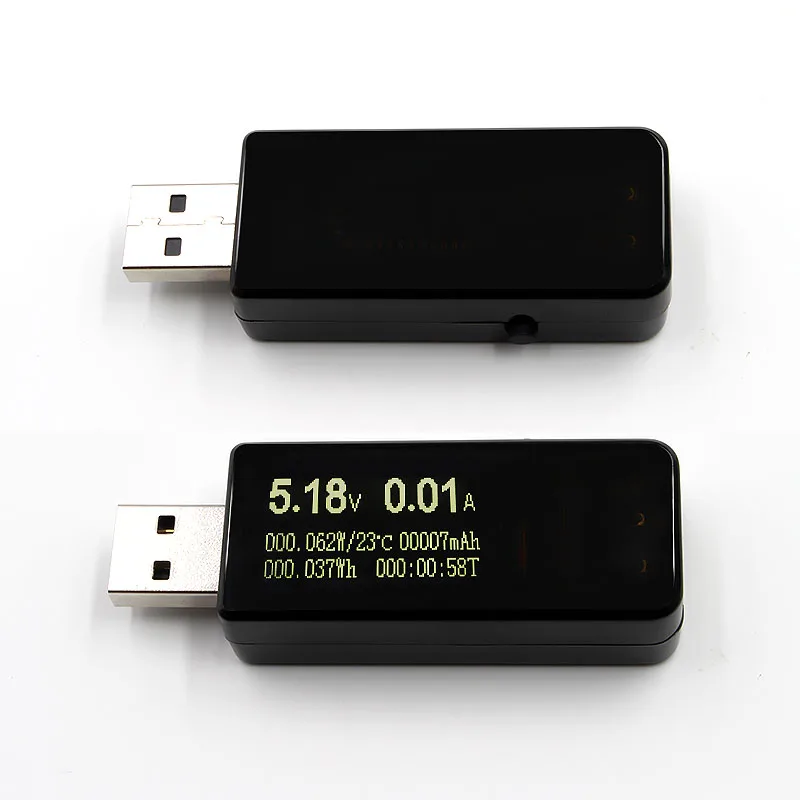 7 в 1 QC2.0 3,0 4-30 в электрическая мощность USB Емкость тестер напряжения измеритель тока монитор вольтметр Амперметр Скидка 40 - Цвет: transparent black