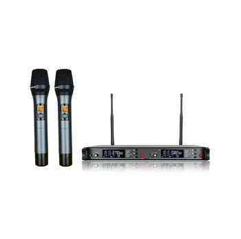 

Bolymic PROFESSIONAL UHF DUAL WIRELESS MICROPHONE HANDHELD KARAOKE WIRELESS