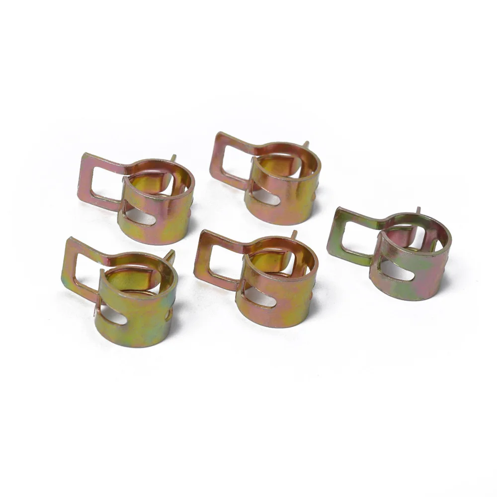 

10Pcs/set 6-20mm Spring Clip Fuel Line Hose Water Pipe Air Tube Clamps Fastener