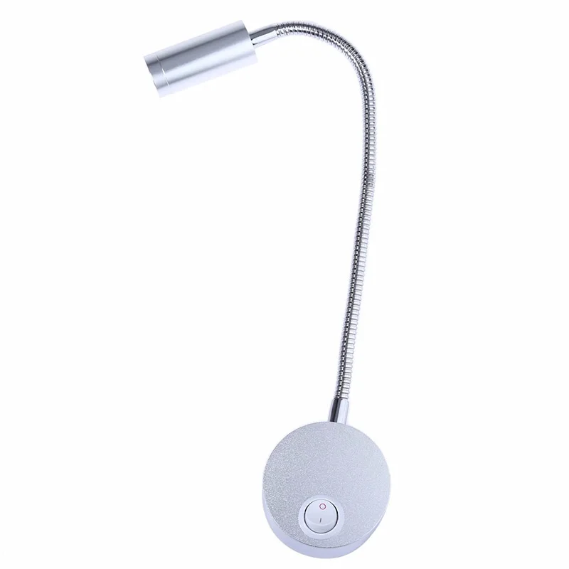1W 3W LED Hoses Wall Lamp Flexible Home Hotel Bedside Reading Light AC 85 - 240V Modern Fashion Book Lights Aluminum LED Bulbs (10)