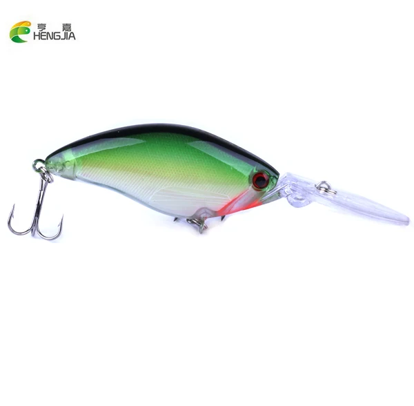 

HENGJIA Floating Deep Diving Crankbait Fishing Lures 17.8g/105mm Lifelike Wobblers With 6# Owner Hooks peche isca artificial