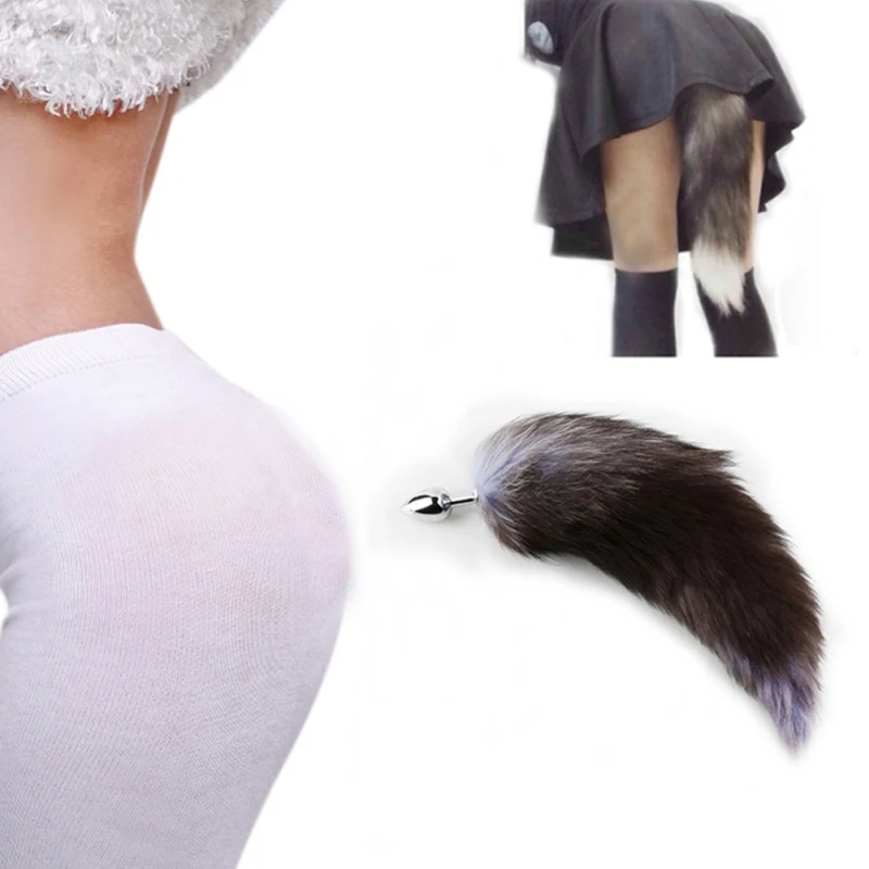 Металлизированный Anale Speelgoed Vos Staart Anaal Plug Erotische Toys Анальная пробка Speeltjes voor Vrouw En Mannen