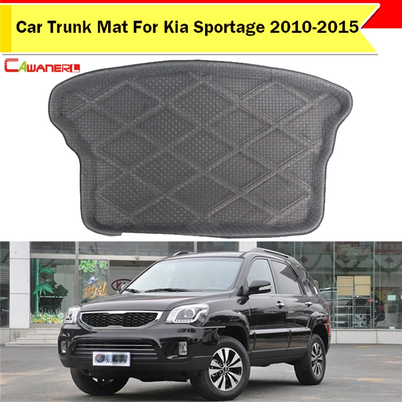Cawanerl SUV Boot Tray Liner Tailgate Mat Protector Floor Cargo Carpet Black For Kia Sportage 2010-2015 Quality Warrant ! |