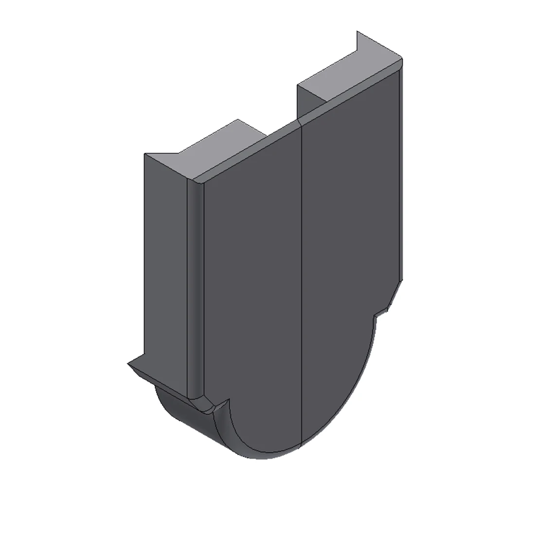 NFSTRIKE 3D печать закрытый тип подбородка патч для Nerf Retaliator Замена Высокое качество-черный