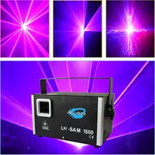 LH-SAM1500 sd-карта+ Розовый Профессиональный анимационный осветительный прибор для наружного и для использования в помещении лазерный показ