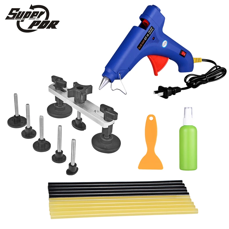 

PDR Tools Dent Removal Paintless Dent Repair Tools Dent Puller Kit Pulling Bridge Adhesive Hand Tool Set Kit Ferramentas