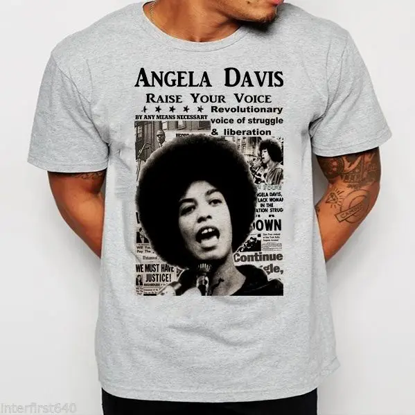 

Angela Davis T-Shirt, Black History, Black Lives Matter, S-3XL, Black Panthers Short Sleeve Plus Size Free Shipping T Shirt
