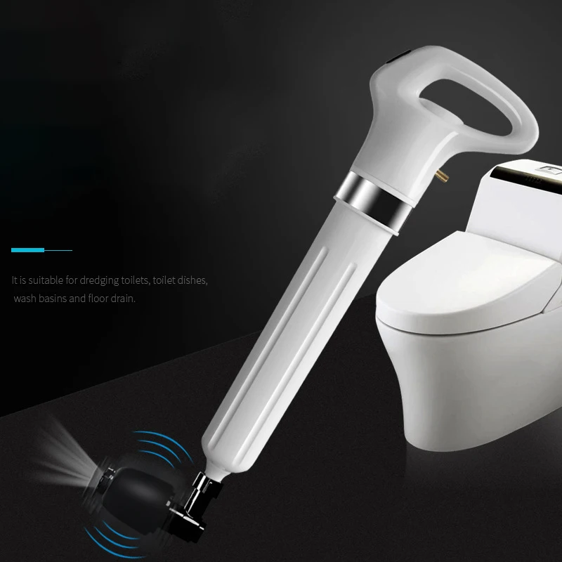 

High Pressure Air Drain Blaster Gun Drain Clog Dredge Tools Powerful Toilet Plunger Auger Cleaner For Bathroom Kitchen Sink