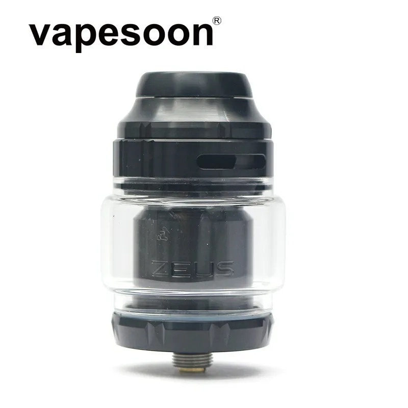 

High Quality - Zeus X RTA Atomizer Tank 4.5ml Capacity Single Dual Coil with 810 Delrin Drip Tip e-Ciagarette Vape
