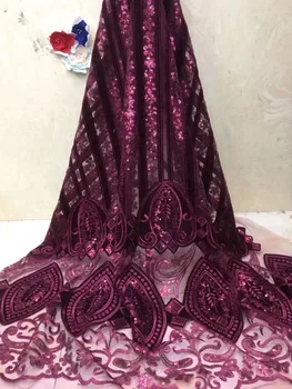 

African Green Lace Wedding Dress, Luxury Lace Fabric 5Yard, African Wedding Lace Fabric High Quality Velvet Net Lace