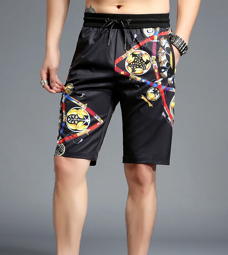 Мужские повседневные шорты бордшорты повседневное пляжное короткое брюки