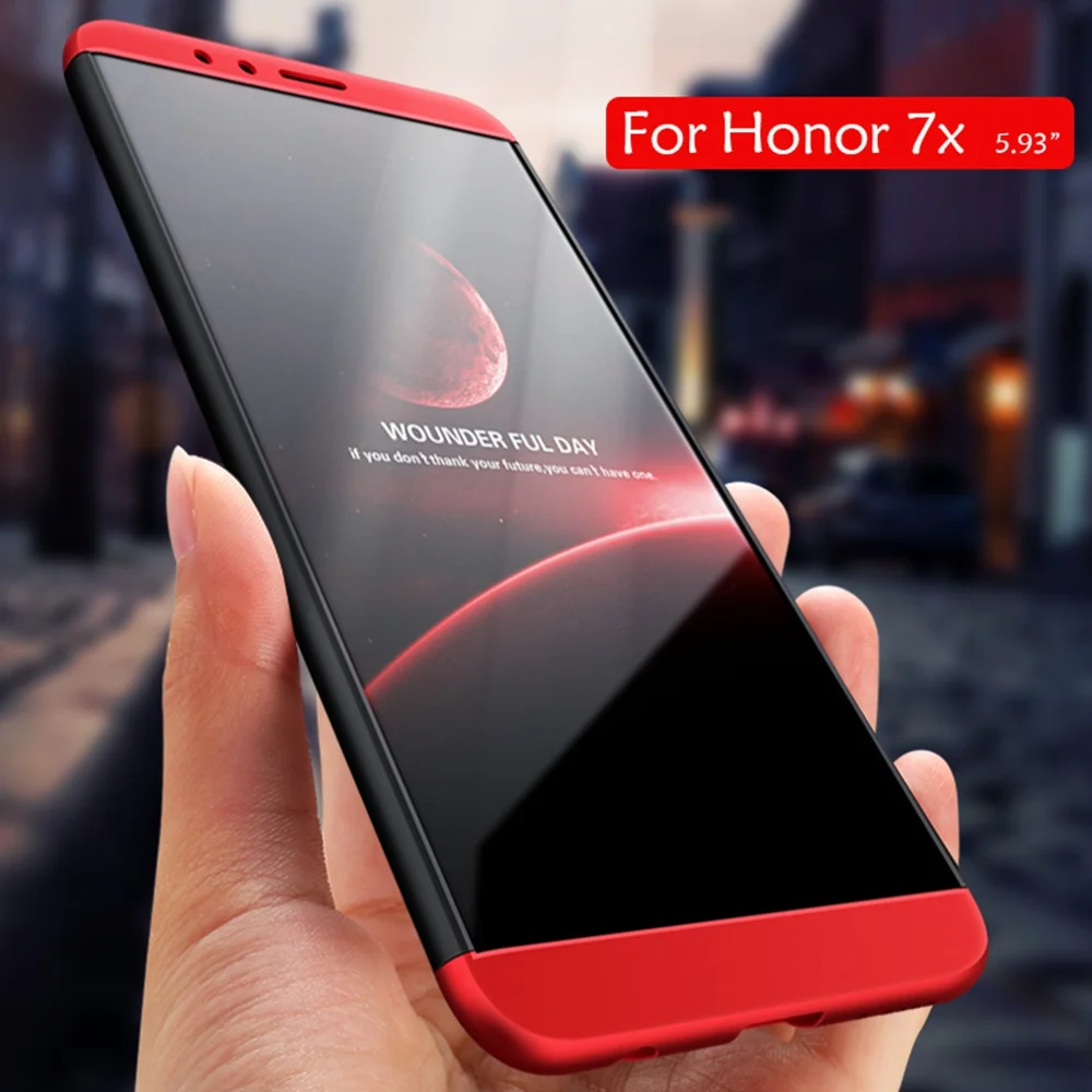 

Cyato Original Full Protect Case For Huawei Honor 7x Case Cover For Honor Play 7x Case Hard Plastic Shell For Honor 7 x Coque
