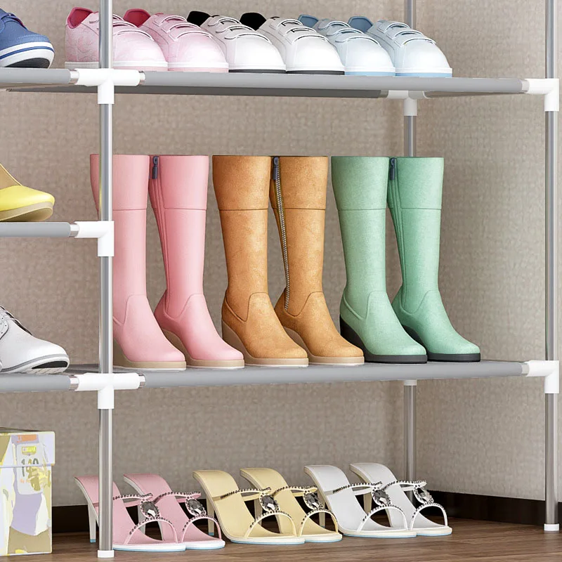 Simple Shoe Rack Multi-layer Household Storage Shoe Cabinet Living room assembly Dustproof Shoe Rack Storage Furniture