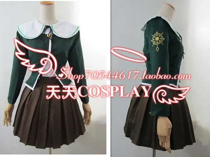 Danganronpa Chihiro Fujisaki Uniform Cosplay Costume K002 |