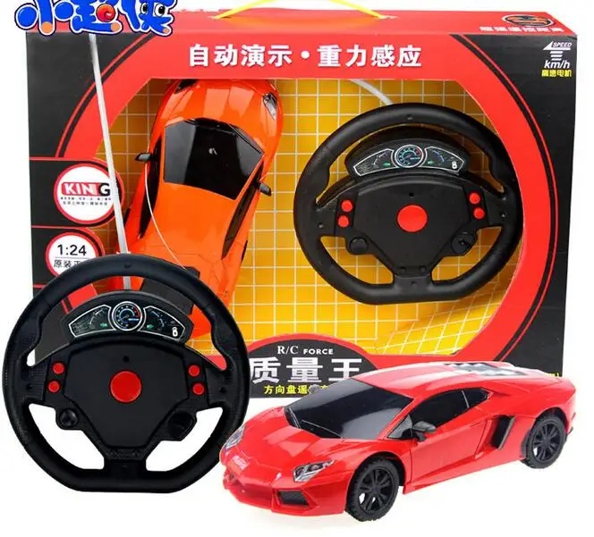 Игрушки для мальчиков 1:24 4CH rc модель автомобиля детские игрушки 4 канала
