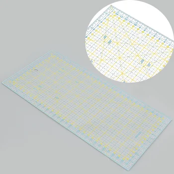

New 15x30cm Acrylic Patchwork Ruler Crafts Diy Sewing Needle Tools Seam Ruler Quilting Patchwork Scrapbook Sewing Accessories