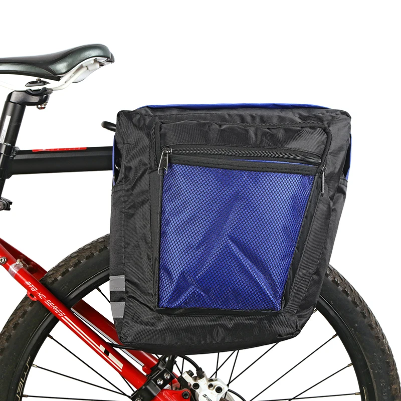 Нейлоновая велосипедная сумка на заднее сиденье, Большая вместительная велосипедная седельная сумка, двойной чехол, MTB дорожный велосипед, сумка на багажник, аксессуары для верховой езды