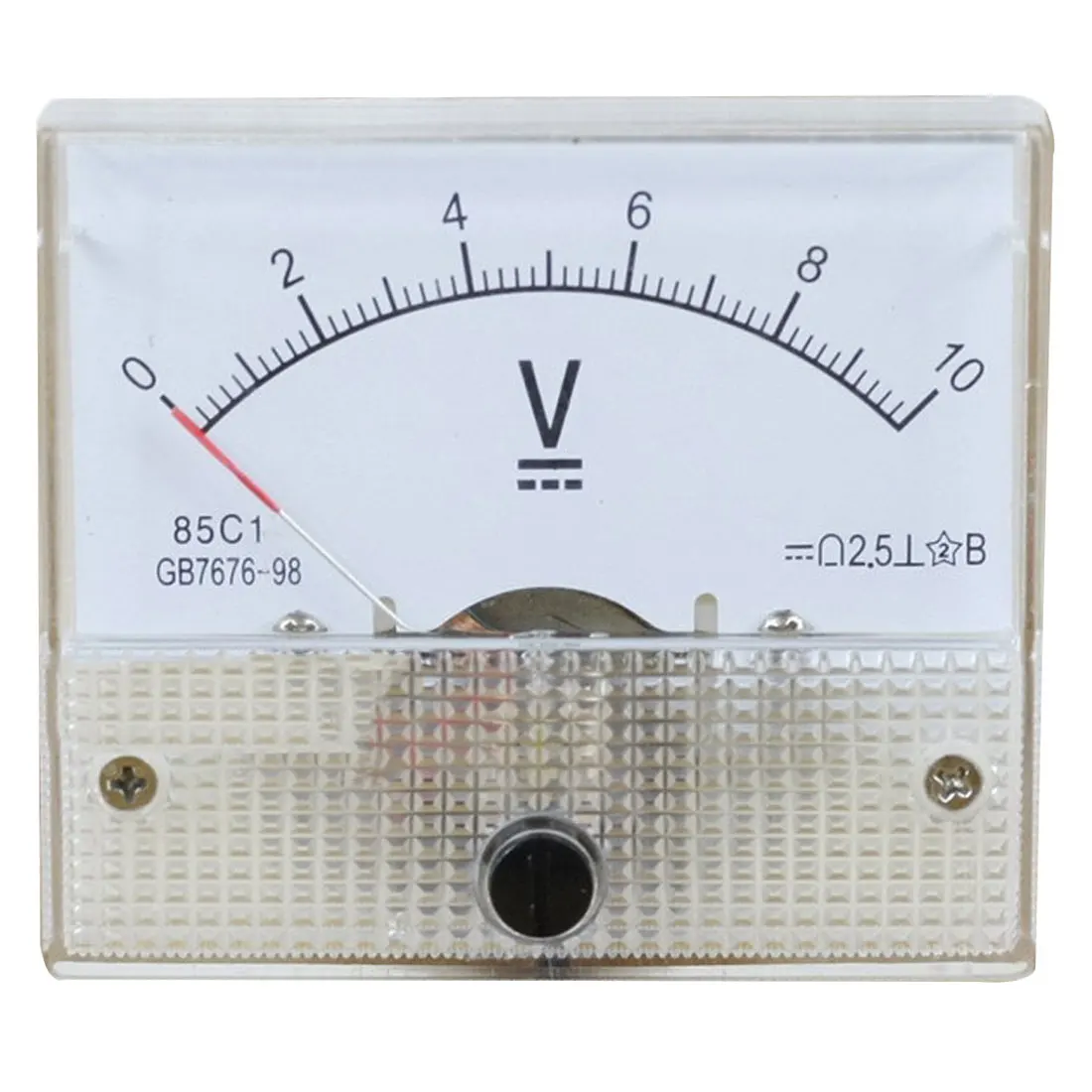 85C1 указатель Напряжение индикатор DC 10/20/30/50/100/200V аналоговые Панель вольт Напряжение Вольтметр Манометр - Цвет: 10V