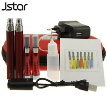 50 шт./лот jstar эго-t CE5 двойной Наборы электронной сигареты 650 мАч 900 мАч 1100 мАч 2 эго Батареи 2 ce5 форсунок в случае различные Цвета
