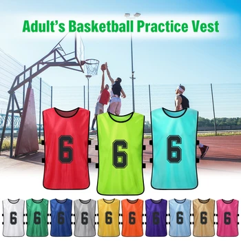 Adults Basketball Football Vest Quick Drying Basketball Jerseys Soccer Football Team Scrimmage Practice Vest 6 PCS
Adults Basketball Football Vest Quick Drying Basketball Jerseys Soccer Football Team Scrimmage Practice Vest 6 PCS