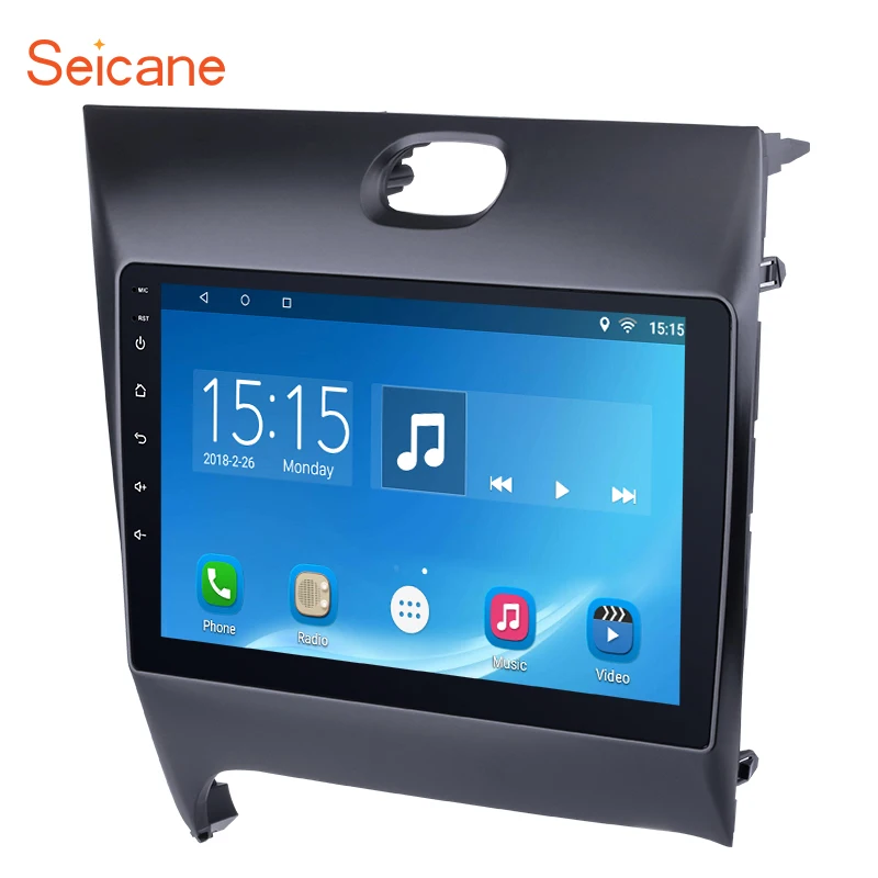 

Seicane 9" Android 7.1/8.1 Car Radio Head Unit Player GPS Navigation for 2013 2014 2015 2016 KIA CERATO K3 FORTE With SWC