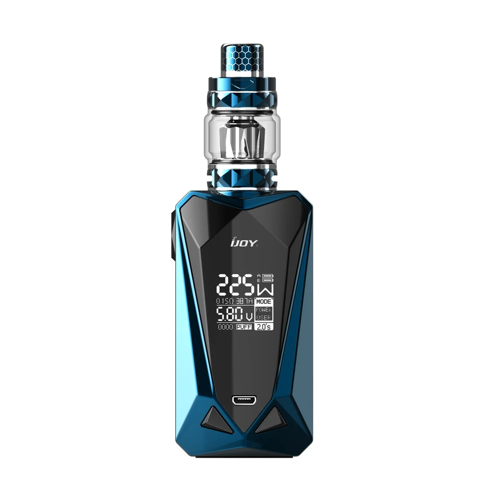Распродажа! IJOY Diamond мини комплект с 225 Вт Millisecond fire 2 18650 батареи mod и сетки катушки