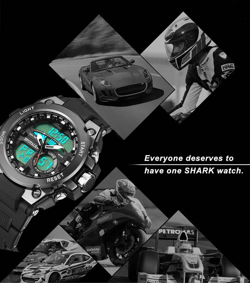 Sports Watch Men Top Brand Luxury Military Wristwatches Water Resistant Watch Meskie Multifunction Male Clock Relogio Masculino