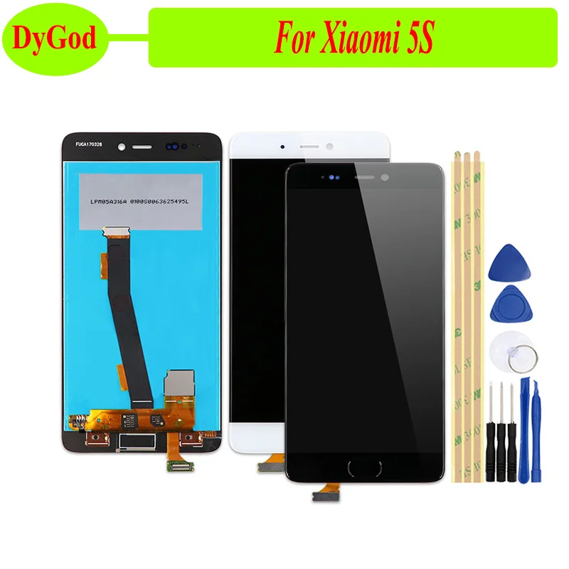 

DyGod For Xiaomi Mi 5S LCD Display Screen Touch Complete Digitizer Replacement Part for Xiaomi 5S LCD Screen Display Combo+Tools