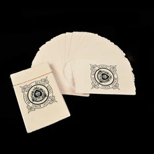 Cartões de manipulação fino poker truques mágicos tamanho padrão fino jogando cartas brinquedo piada mágica fácil de jogar para crianças festa mostrar