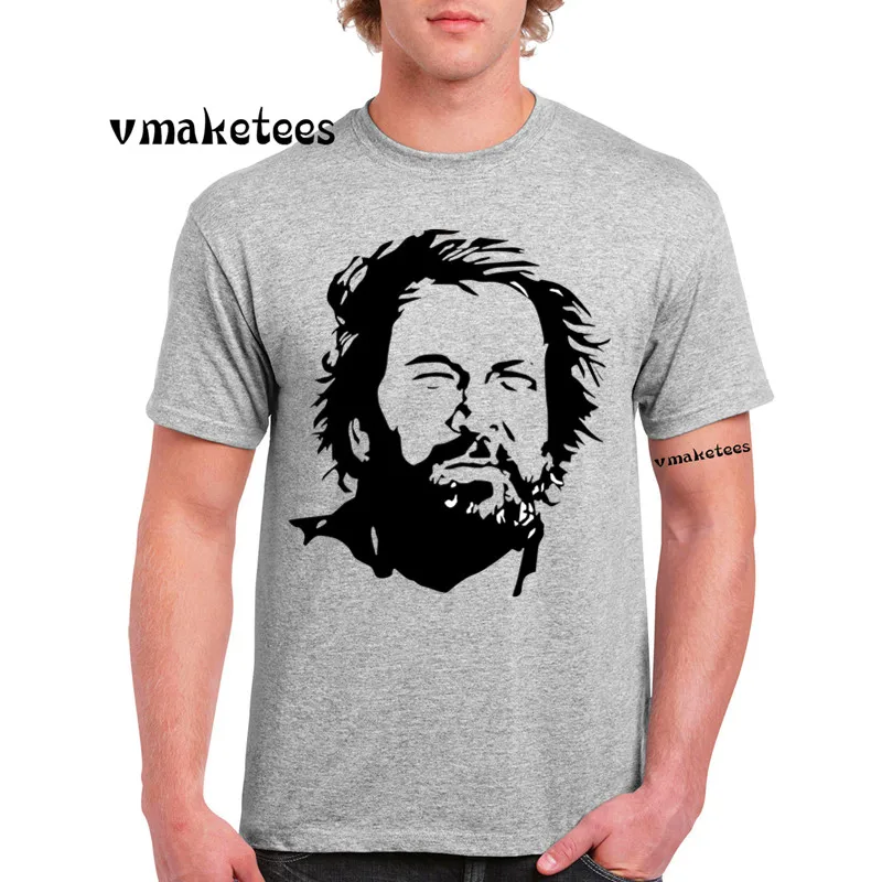 

Unisex Printing BUD SPENCER T-shirt Summer Casual O-Neck Short Sleeve Tshirt For Men GMT4406