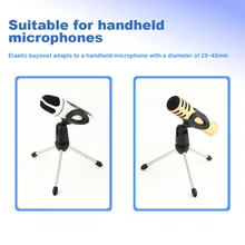 Микрофон Микрофонный Стенд штатив кронштейн Портативный цинковый сплав Настольный регулируемый держатель Новое поступление