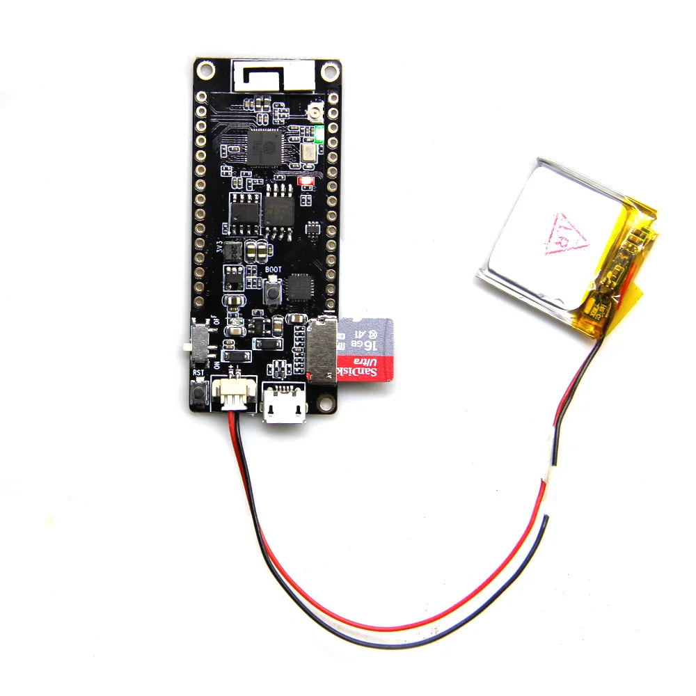 LILYGO®TTGO T8 V1.7.1 ESP32 4 Мб PSRAM TF карта 3D антенна WiFi и Bluetooth ESP32-WROVER micropyton