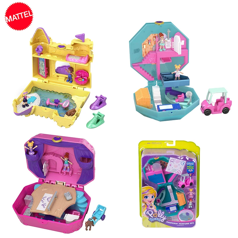 Оригинальная миниатюрная коробка Polly Pocket World для девочек Новая игрушка FRY35