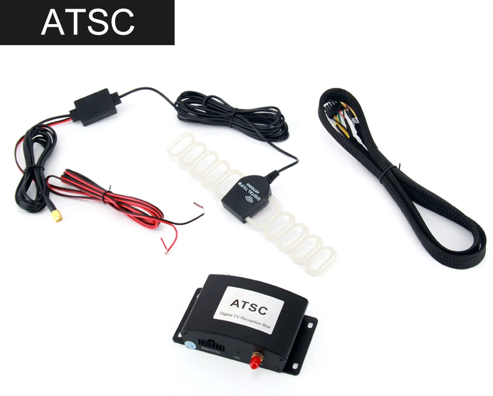 Высокая скорость HD автомобильный тв тюнер мобильный ATSC цифровое ТВ приемник коробка ATSC антенны для Северной Америки Hotaudio Dasaita