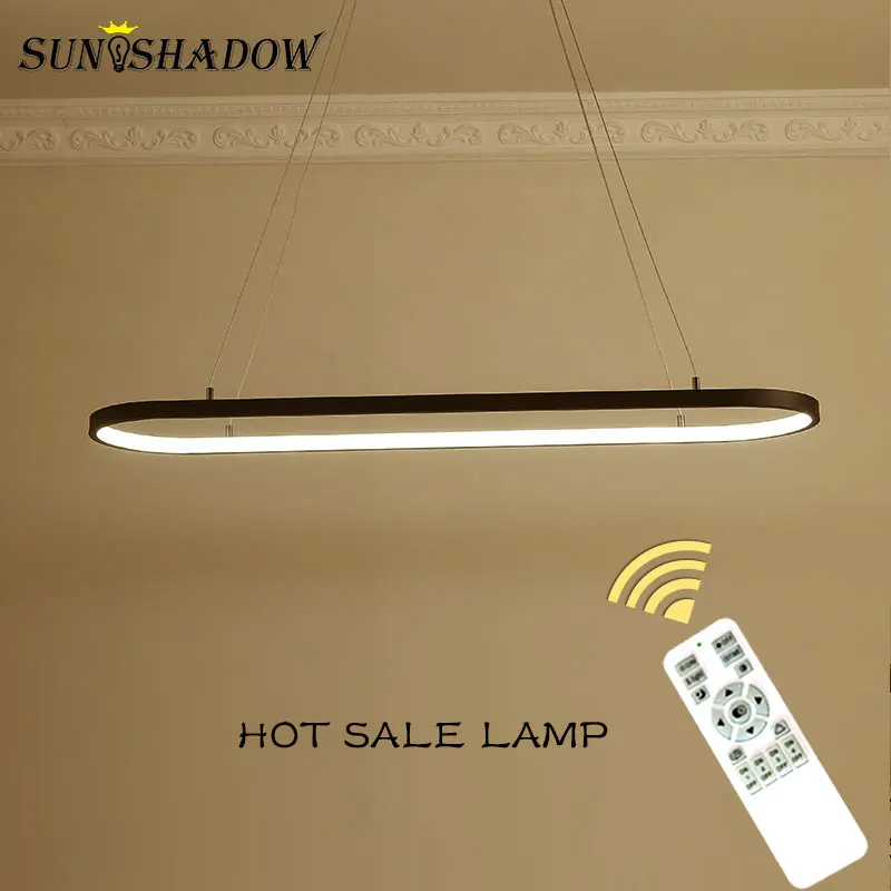 

Modern Led Chandelier Black&White Circle Led Ceiling Chandelier Lighting For Kitchen Living room Dining room Office room Lustres