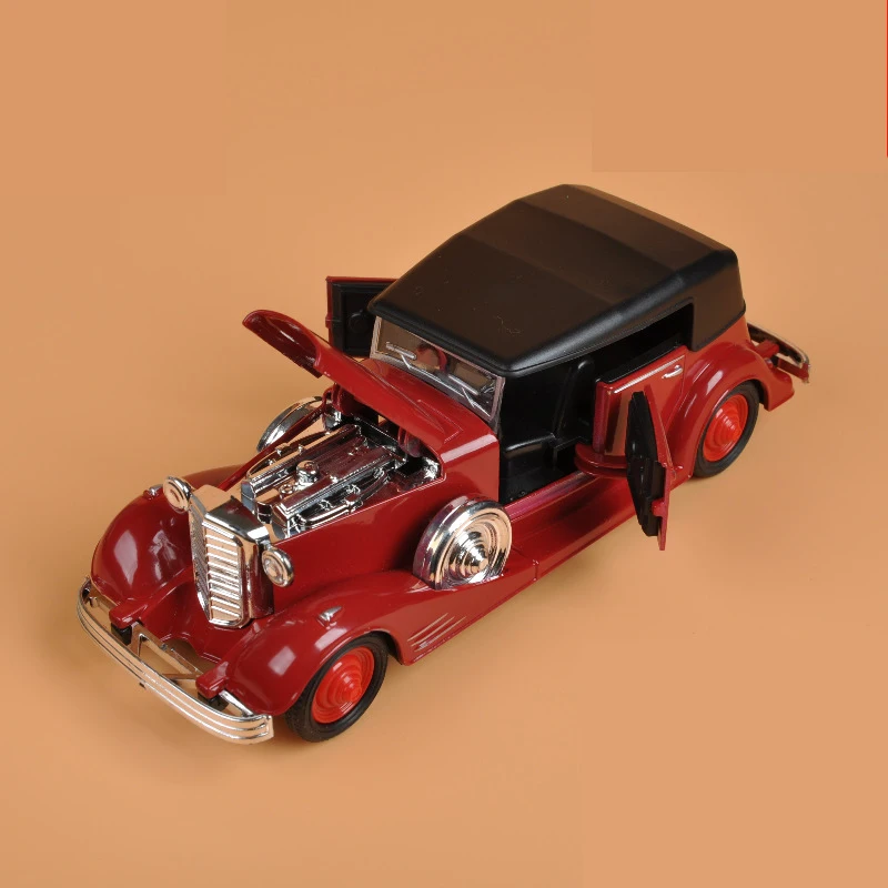 128 Rolls Royce Alloy Model Car Classic Retro Mini Collective car
