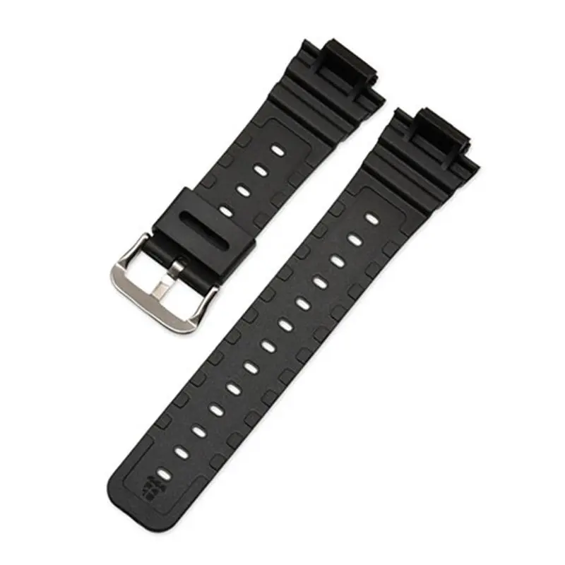 

Watchband Wrist Strap Band Slicone Stainless Steel Buckle Adjustable Replacement for 5600 Series DW-5600E DW-5700 G-5600 G-5700