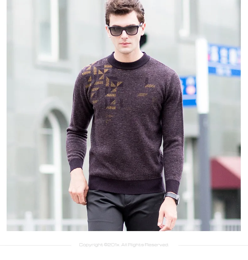 Зима новый мужской свитер для отдыха шеи свитер мужской одежды