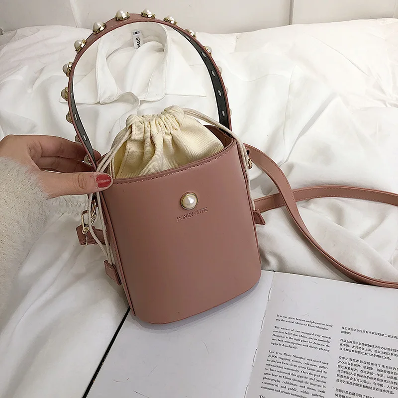 

Female Bucket tote Crossbody Bags For Women 2019 Quality PU Leather Luxury Handbags Designer Ladies hand Shoulder Messenger Bag