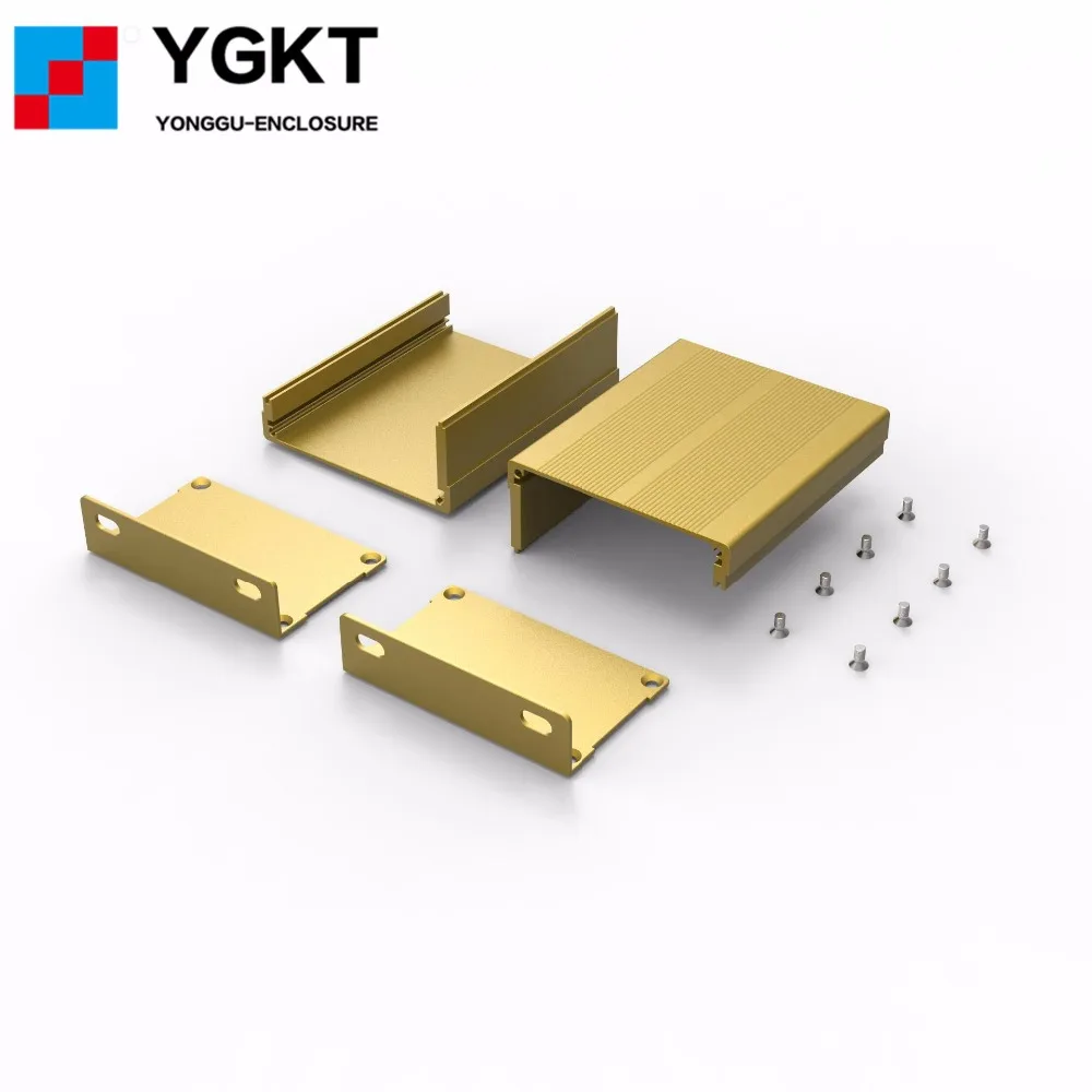 

YGS-004 76*46-100mm (WxH-D) electronics enclosure box aluminum external hard drive enclosure